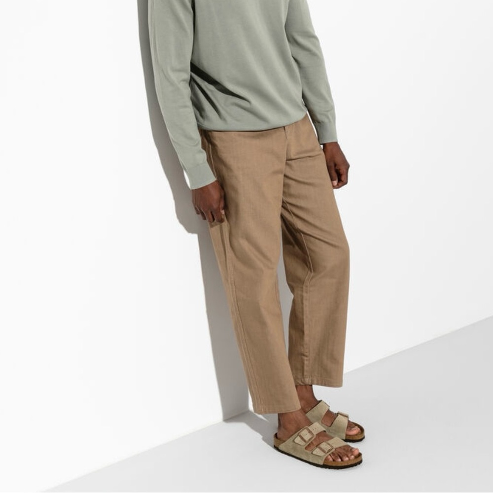 NWT Birkenstock Arizona Soft Footbed Sandal Taupe Narrow EU 40 M7-7.5/W9-9.5